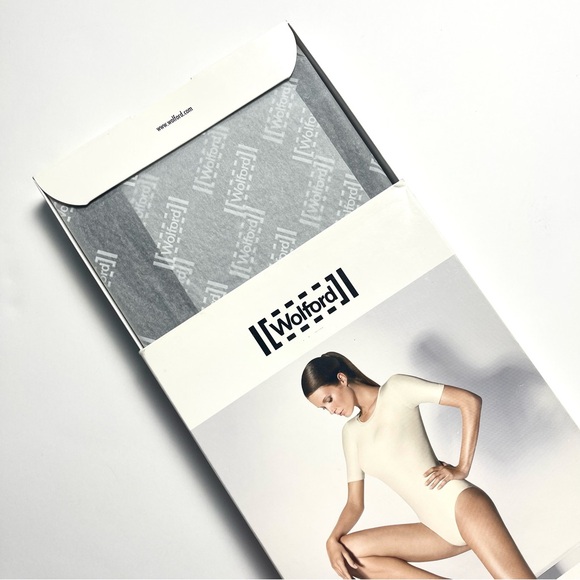 Wolford Bahamas Body Bodysuit Shapewear Black Womens Small - Picture 3 of 3